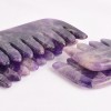 Natural Stone Amethyst Comb